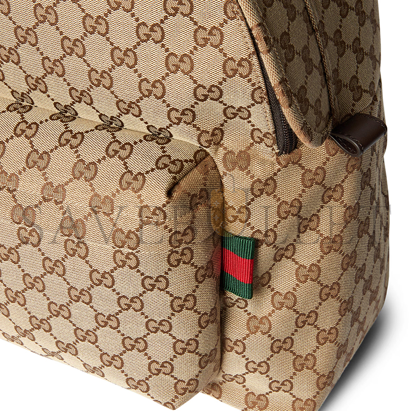 GUCCI MEDIUM GG BACKPACK WITH WEB 824624 (42*36*21cm) GUCCI MEDIUM GG BACKPACK WITH WEB 824624 (42*36*21cm)